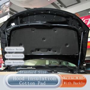 Toyota Camry 2006-2011 미국 아님 전면 엔진 후드 절연 패드 사운드 히트 코튼 방음 매트 커버 폼