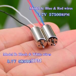 나노 항공기 드론 쿼드콥터용 고속 엔진 미니 소형 716 코어리스 모터 0.8mm 샤프트 DC 3.7V-4.2V 7mm x 16