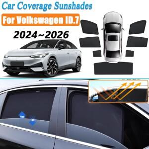 폭스바겐 VW ID.7 ID 7 액세서리 2024 자동차 메쉬 커버 선쉐이드 자석식 햇빛 가리개 윈도우