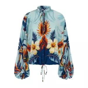 팜 부케 아키로 실크 블라우스 CA001035TE00883 186