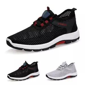 여름 망사 커플 통풍 운동화 아쿠아 경량 신발 슈즈