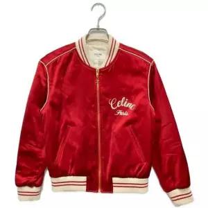 CELINE  PARIS TEDDY JACKET IN SATIN  2V50S851C 27IR)  CELINE 파리 새틴 테디 자켓)