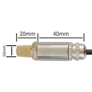 SHT40 스테인리스 스틸 온도 습도 센서 프로브 케이블, 금속 헤드 디지털 커패시턴스 2M 길이 I2C RS485