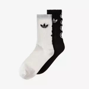 [아디다스]JX5211 러플 크루 삭스 2P 화이트 블랙 149460247