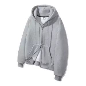 (매장정품) 앨빈클로 ALVINCLO [기모]무지 레귤러핏 투웨이 후드집업 AZH673 (4 COLOR) AZH673_기모 224934