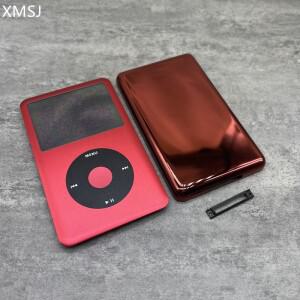 빨간색 전면 페이스플레이트 백 케이스 하우징 검정색 클릭 휠 센터 버튼 베젤 iPod 6th 7th Classic 80GB