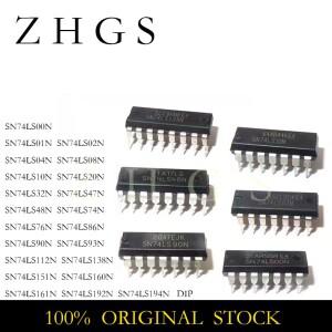 10PCS SN74LS00N SN 01 02 04 08 10 20 32 47 48 74 76 86 90 93 112 138 151 161 192 194 N DIP IC CHIP N