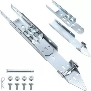 모닝로 차고 도어 브래킷 조절 가능 개방기와 부품 보강 전체 힌지 디자인 은 도금 강철