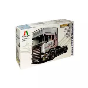 타미야 IT3906S 이탈레리 스카니아 R730 V8 스트림라인 실버 그리핀 ITALERI 1:24 SCANIA R730 STREAMLINE