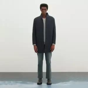 [롯데백화점]인디안 [광복점]중년 남성 울혼방 글렌체크 코트 MUEEH4WA12156GL