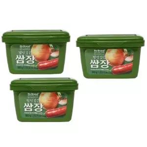 [셀러허브][노브랜드] 쌈장 정성깃든 500gx3 넉넉 각종 다용도양념 캠핑 가정 간편 찬 No b (S39634847)