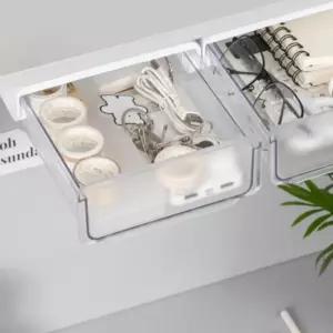 데스크정리함 미니 서랍 책상 부착형 사무실 수납/틈새 수납장 수납함 슬림 사무용 부착식 붙이는 소품 책