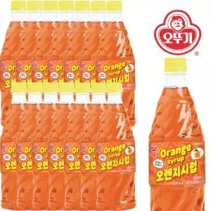 오뚜기 오렌지 슬러시시럽 1kg X 15개 과일 슬러쉬 음료