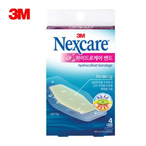 3M 넥스케어 하이드로케어 밴드 대형 4매입 방수습윤밴드