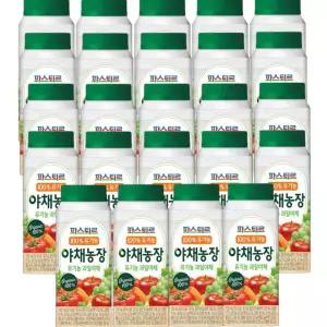 파스퇴르 유기농 야채농장 과일야채190ml(24팩)