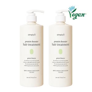 심플리오 손상모 16종 단백질 부스터 헤어 트리트먼트 500ml 2개