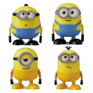 미니언즈 푸시 DE 워크 밥 오토 스튜어트 케빈 태엽인형 피규어 장식용 선물 만화 캐릭터 작동 놀이 귀여운