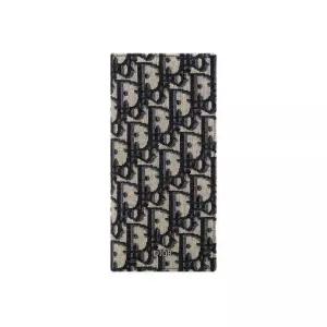 [명품]  지갑 오블리크 버티컬 장지갑 베이지 블랙 2OBBC002YSE H05E