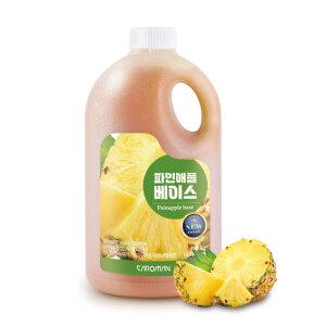 까로망 파인애플 베이스 1.9 kg 카페 과일 농축액 청 베이스 홈카페 시럽 원액 과즙 주스