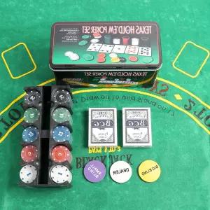 트럼프 카드 숫자 포커칩 200개 트럼프게임 카드칩