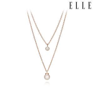 [엘르주얼리] 진주 레이어드 목걸이 ELBRNN009