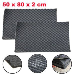 방음스펀지 자동차 방진 패드 흡음테이프 1/2개 50x80cm 20mm 두꺼운 사운드 데드너 매트 소음 방지 절연