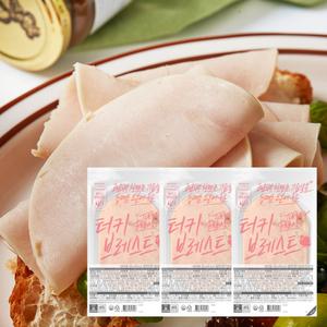 존쿡 델리미트 터키 브레스트 100g X 3개/통 칠면조 살 슬라이스 샌드위치 샐러드