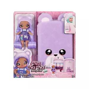 나나나 서프라이즈 미니백하우스 큐티베어 퍼플 인형 가방 장난감 어린이 여아 선물 완구