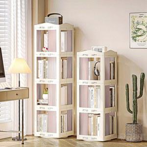 회전 책꽂이 책장 폴딩 선반 대용량 거실 3단 책수납