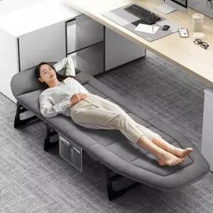 접이식 간이침대 F01 5단계 6단계 각도조절 병원 사무실 독서실 고시원 매트리스일체형 폭신