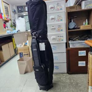 (중고제품)아우디 골프가방 골프백 캐디백 블랙 7576 패브릭 5구