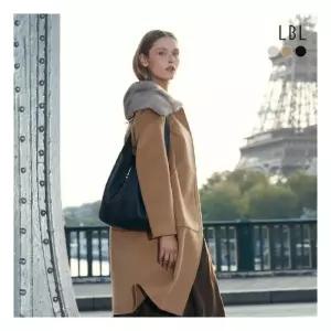 엘비엘 LUX 24FW 울캐시미어 SAGA밍크카라 럭스 코트 199744