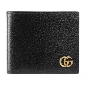 구찌 GG 마몽 레더 반지갑 블랙 레더 428726 DJ20T 1000