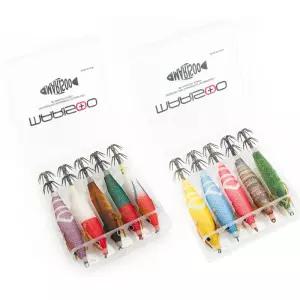 마리수 쭈꾸미에기 한치 문어 애기 미니 꼬마 에기 닭새우 국방 수박 쭈갑 애기 5종 세트