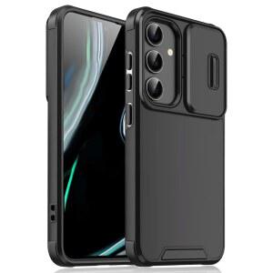 갤럭시 S25 S24 S23 S22 S21 노트 20 울트라 플러스 S24FE S23FE S21FE S25울트라 케이스용 슬라이드 카메라 보호 폰 커버 DS-CG