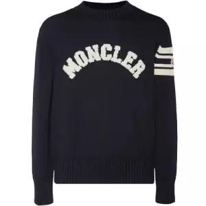 [명품] 부클 로고 스웨터니트 네이비 남성 니트 9C00009 M1367 776