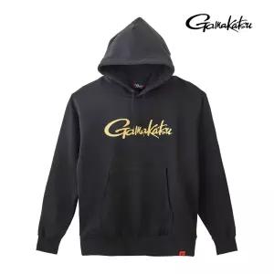 가마가츠 GM-3790 로고 후디 블랙 25 NEW 낚시후드티