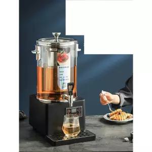 한약 약탕기 전기 건강원 홍삼 가정용 한약 추출기 중탕기(10L/블랙)+필터통