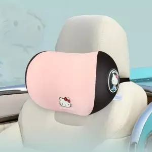헬로키티 차량용 목쿠션 자동차 목베개 목받침 헤드레스트