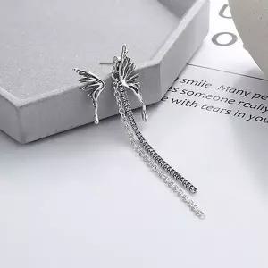 [골드스마일]순은925실버귀걸이 로맨스투톤엔젤E028 유니크