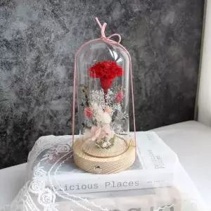 프리저브드플라워 카네이션 유리돔-어버이날선물