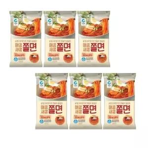 청정원 매콤새콤 쫄면 530g(2인분) x 6개