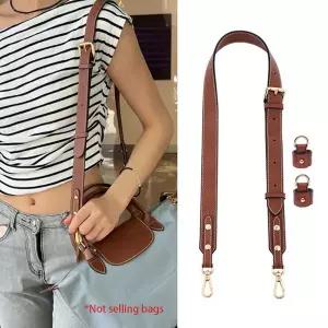 롱샴 스몰 숏 핸들백용 소가죽 와이드 백 스트랩 메신저 용 캔버스 교체용 크로스바디