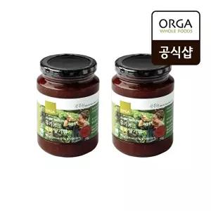 [올가][올가] ORGA 햇 유기농 육보 딸기잼 600g x 2개
