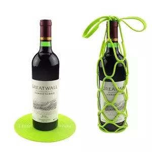 음료 캐리어 와인 페트병 실리콘 가방 캠핑 낚시