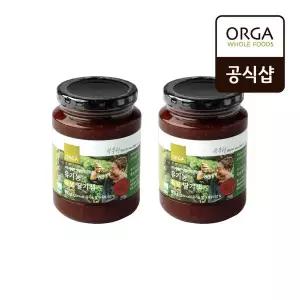 올가 ORGA 햇 유기농 육보 딸기잼 600g x 2개