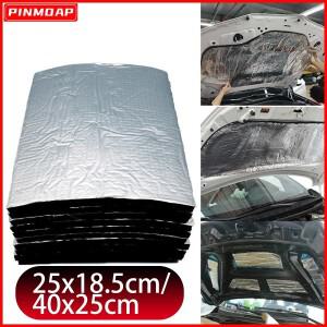 1015pcs 자동차 사운드 데드너 단열 매트 폐쇄 셀 폼 알루미늄 호일 방음 코튼 패드 57mm