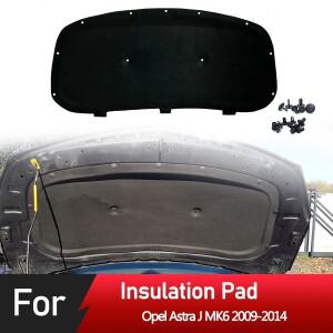 전면 엔진 후드 절연 패드 열 사운드 코튼 방음 매트 커버 폼 Opel Astra J MK6 2009-2014 용 내화성