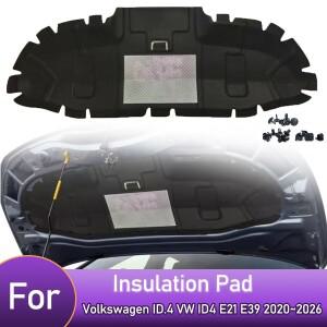 전면 엔진 후드 절연 패드 사운드 열 코튼 방음 매트 커버 폭스 바겐 ID.4 VW E21 E39   용 내화성