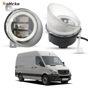 메르세데스 호환 벤츠 호환 스프린터 W906 2014 엔젤 아이 DRL 렌즈 안개등 주간 주행등 LED
